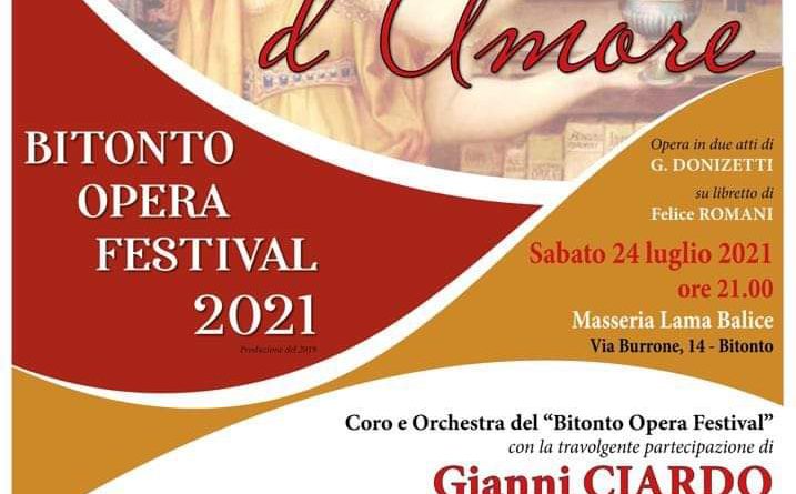 BOF 2021 - L'Elisir d'Amore con Gianni Ciardo